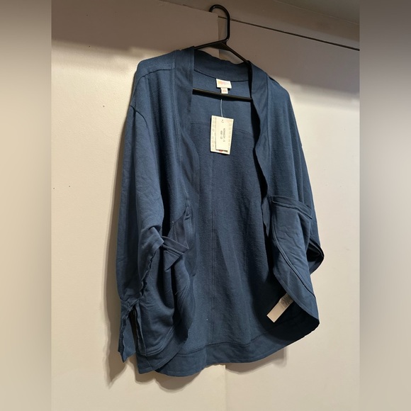 LuLaRoe - Navy Kennedy Cardigan (Size Small) - Picture 4 of 10